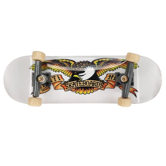 Tech Deck Antihero Skateboard White Rare Series 8 Classic Eagle Fingerboard - Picture 1 of 4